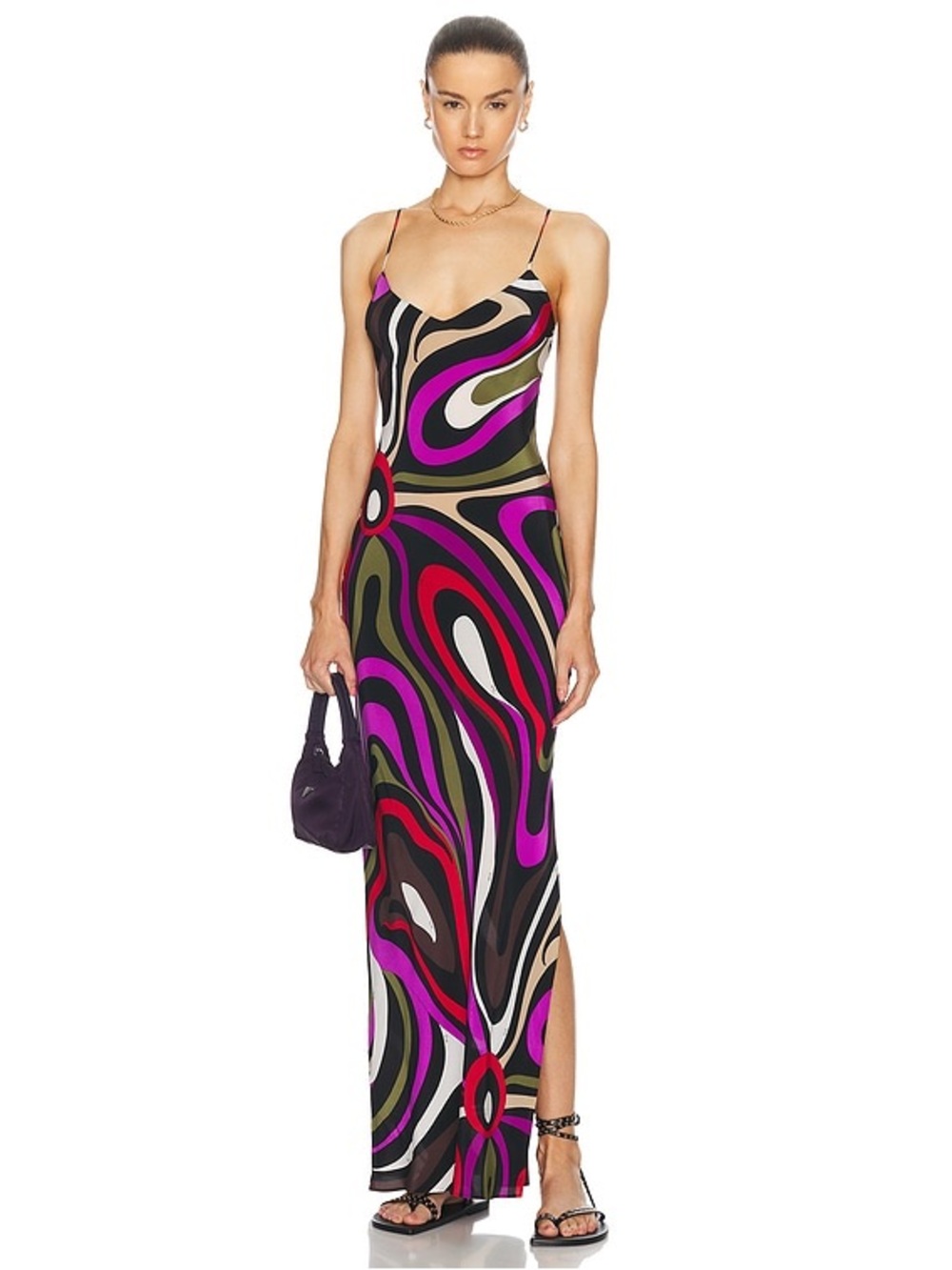 Pucci Inspired Steven Dann st barths la robe loretta printed maxi dress